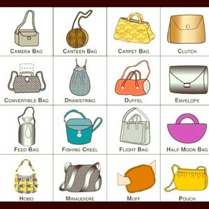 Purses, Bags, makeup bags, totes, etc.